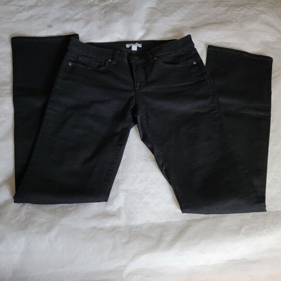 NY&C Black Stretch Jeans Straight Leg Denim Classic Women Size 4 NEW NWOT - Picture 11 of 16